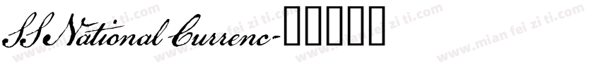 SS National Currenc字体转换